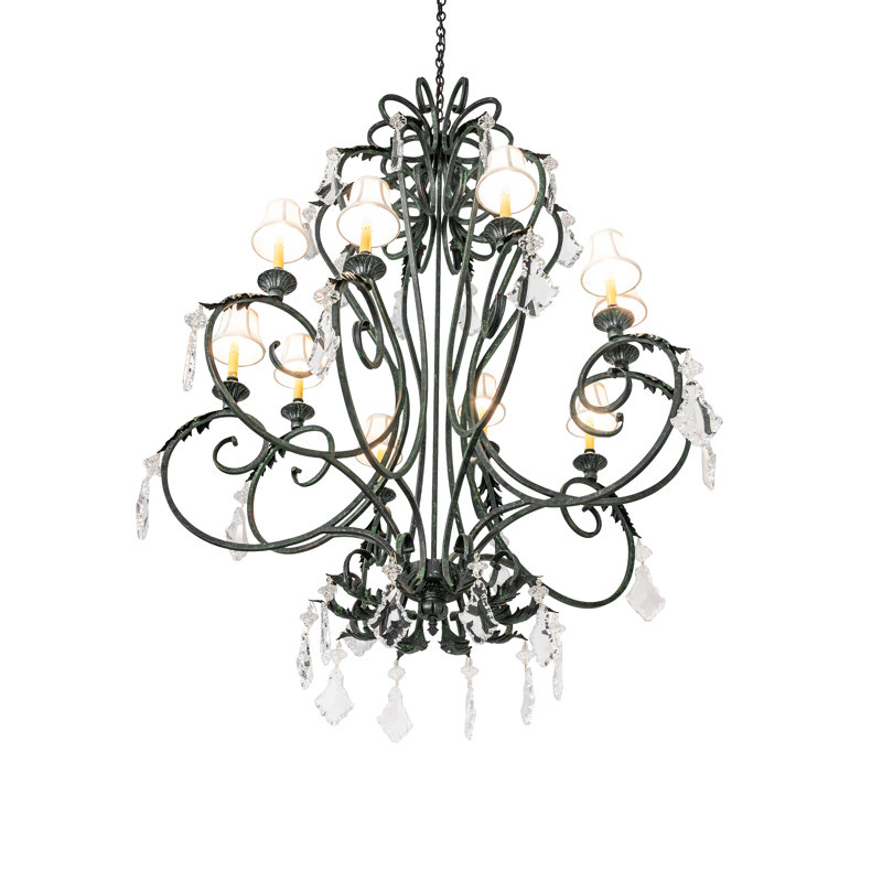 52" Wide Josephine 10 Light Chandelier