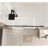60" H Shower Door 56 - W, 6 Mm Clear Tempered Glass, Proof Film, And Stylish Stainless Steel Handle, Matte Black, Clean Bathroom Look Corrosion Design, Good For Use