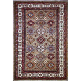 Transitional One-of-a-Kind Rectangle 5'7" X 8' Hand Knotted Area Rug