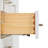 55'' Single Bathroom Vanity with Carrara Marble Top-55794952