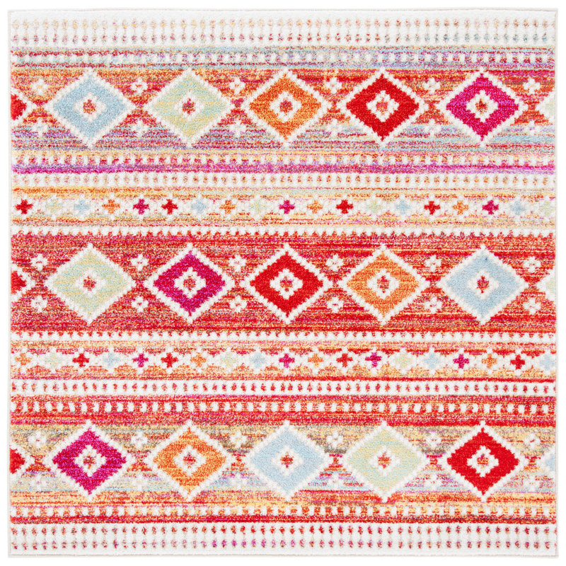 Jalyn Performance Southwestern Rug, Square 6'