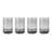 Tuscany Stackable Coolers, Set of 4, Amber-112729872