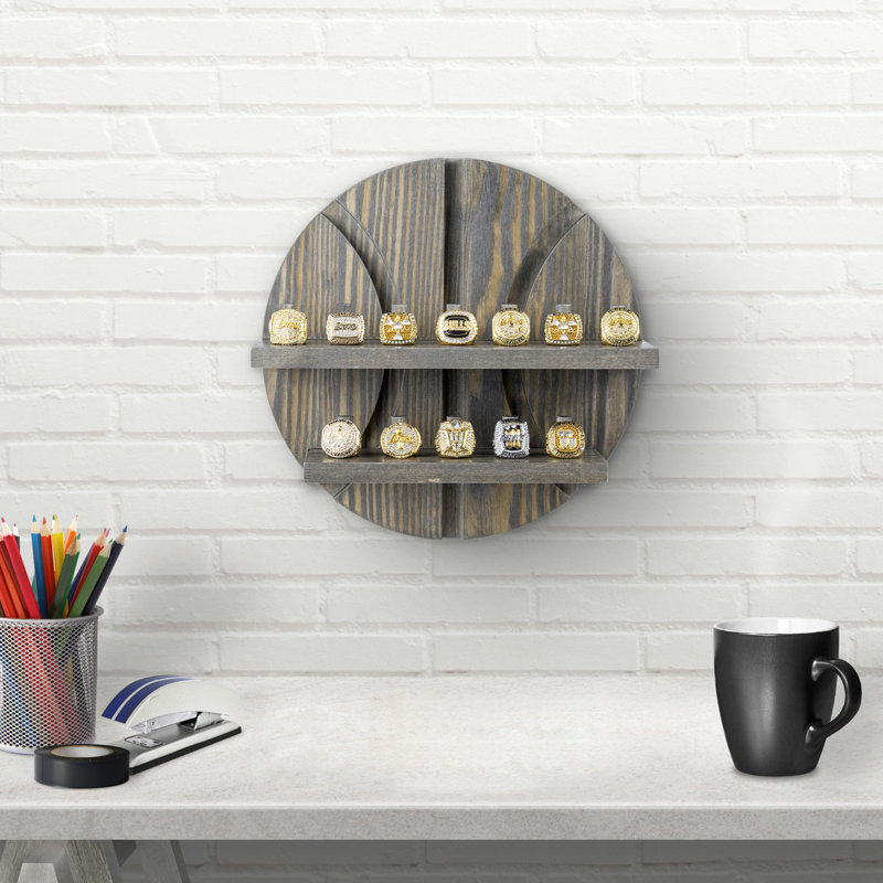 Porte-bijoux mural en bois massif