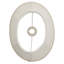 36.5cm Silk/Shantung Oval Lamp Shade