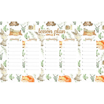 Magnetic Lesson Plan Bears, Foxes and Rabbits