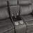 Precita Grey Manual Reclining Loveseat