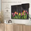 Tulips On Wood Canvas Print-102858730