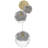 Elmendorf 3 - Light Brushed Brass Cluster Pendant