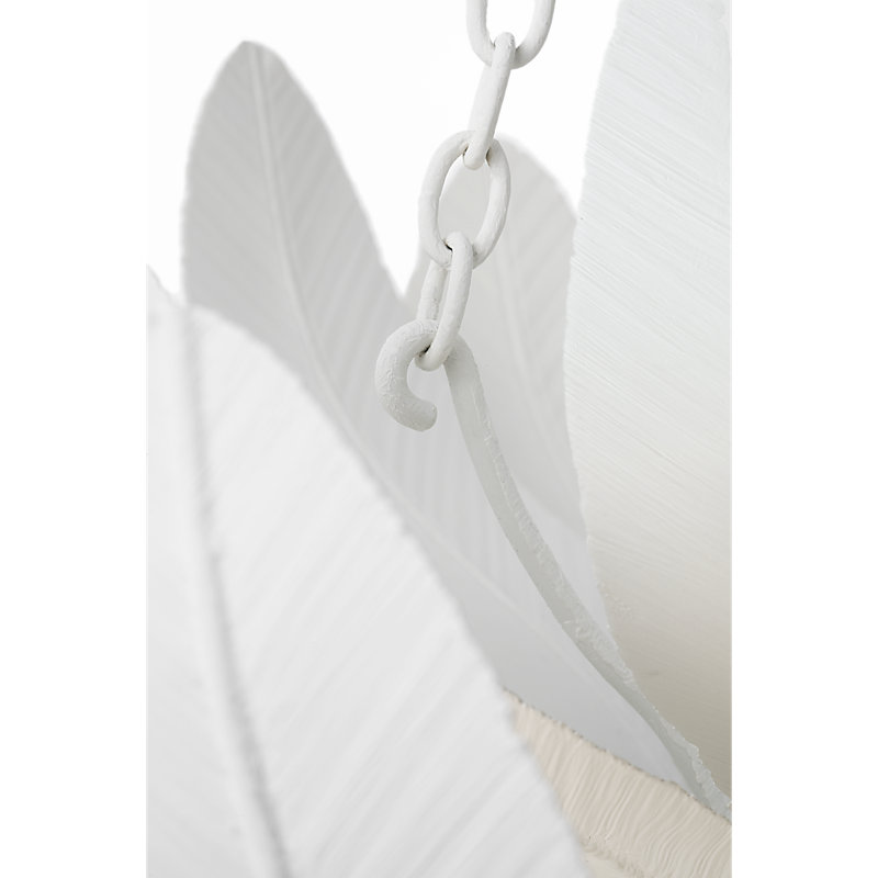 Marie Flanigan 9 - Light Chandelier, 32" H x 26" W x 26" D, Plaster White