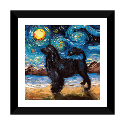 " Portuguese Water Dog Night " by Aja Trier