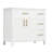 36" Bathroom Vanity with Sink Top, Bathroom Vanity Cabinet with Two Doors and Three Drawers