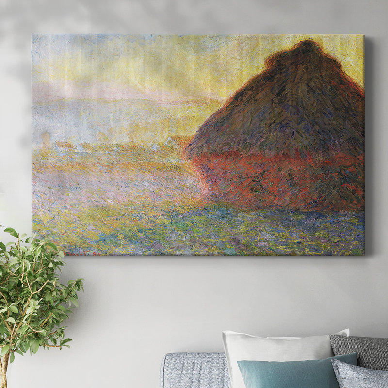 Claude Monet - Toile tendue avec châssis, H 12 po x l 18 po