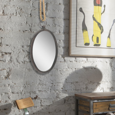 Miroir mural ovale nautique Oakpark