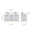 Rutherford Meuble-lavabo de salle de bain avec comptoir blanc assemblé-1205618225-1205618226