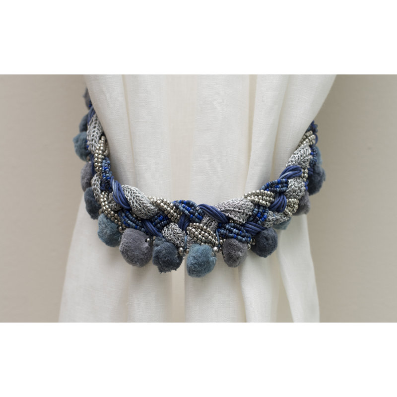 Rani 28'' W Curtain Tieback, Blue