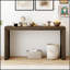 Console de style moderne avec placage en bois massif de paulownia, spacieuse et durable pour tout décor-1189482531