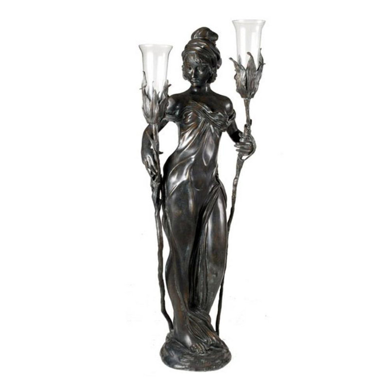 Bronze Garden Statue
