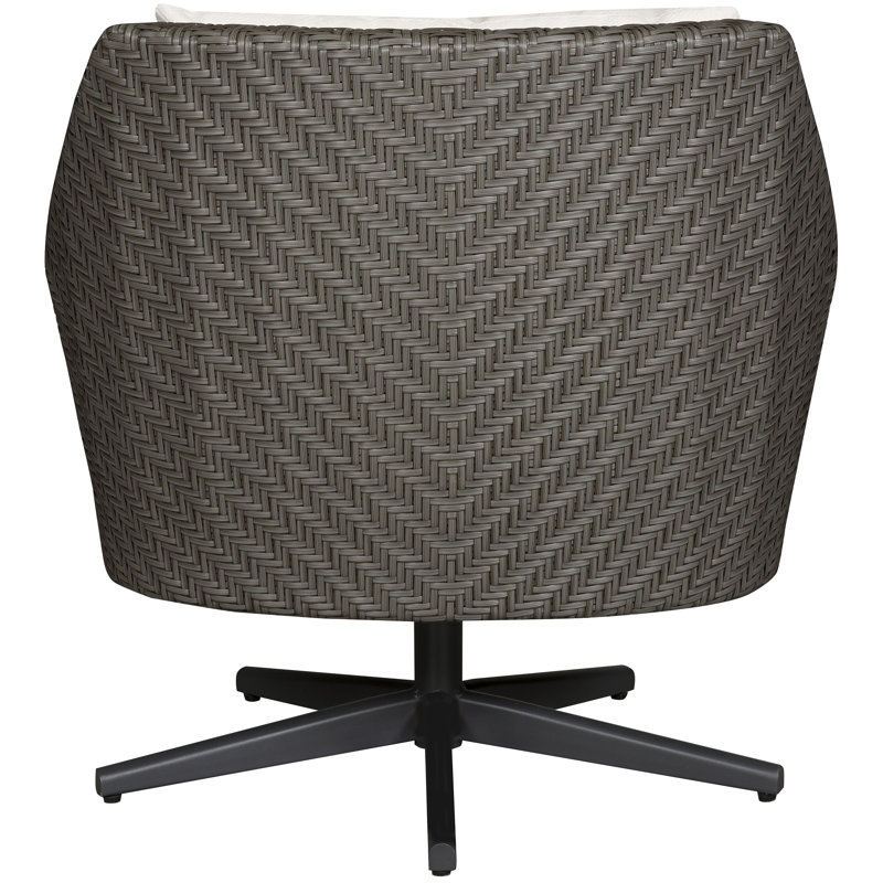 Steadman By Michael Weiss Outdoor Swivel Lounge Chair, Toodaloo Natural