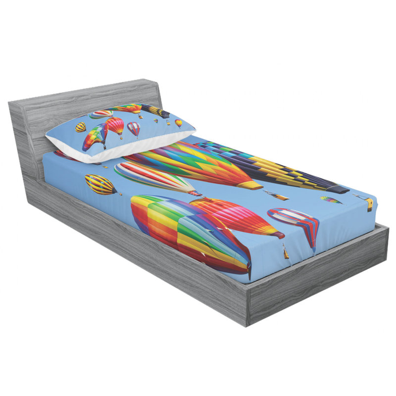 Microfiber Sheet Set, Twin XL Sheet Set with Fitted Sheet