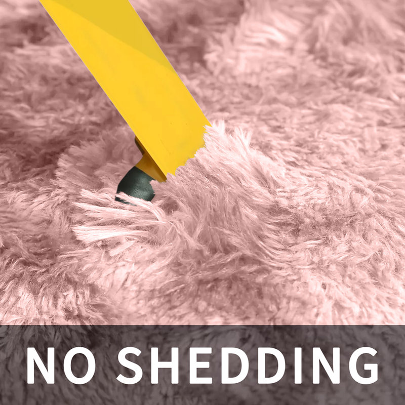 Soft Plush Shaggy Area Rug – Ultra Cozy High-Pile Fluffy Carpet for Living Room, Bedroom & Modern Home Décor, Pink