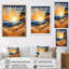 Plage sablonneuse pointillisme III - Nautique et plage, reproductions d'art mural-1141129690-1141129691