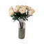 4 pièces 27 po Real Rose Rose - fleurs artificielles de 4 po de diamètre