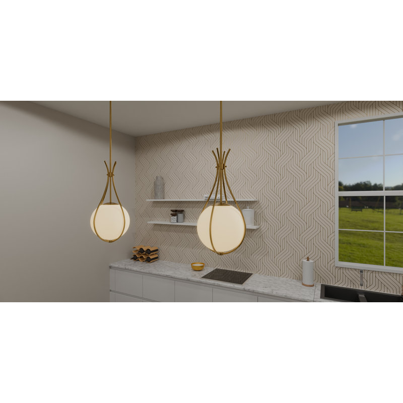 Cholena 1 - Light Single Pendant, Brass