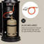Stainless Steel Propane Standing Patio Heater-69312619