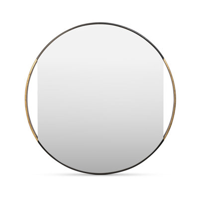 Clark Round Metal Wall Mirror
