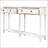 Rustic Console Table – 2 Drawers & Bottom Shelf – Solid Wood, Easy Assembly