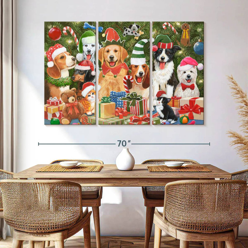 Lelend Baxter's Christmas Bash, 42" H x 65" W