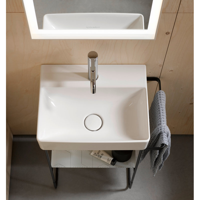 Duravit DuraSquare Ceramic Rectangular Vessel Bathroom Sink