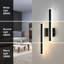 Bousson 2-Light LED Flush Mounted Wall Sconce