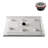 48 in. x 32 in. Corner Acrylic Shower Base in Glossy White With Center Drain, Drain Included-115227452