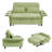 65.74-Inch Letter Striped Fabric Multi-Functional Sofa Bed, Suitable For Bedrooms And Living Rooms. The Armrests And Backrests Are Adjustable.-144111187