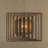 Nellcote 6 - Light Geometric Chandelier