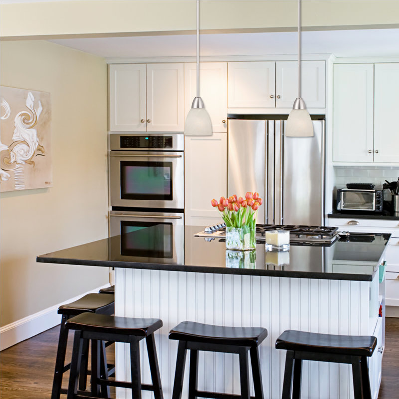 Jefferson 1 - Light Single Pendant, Brushed Nickel