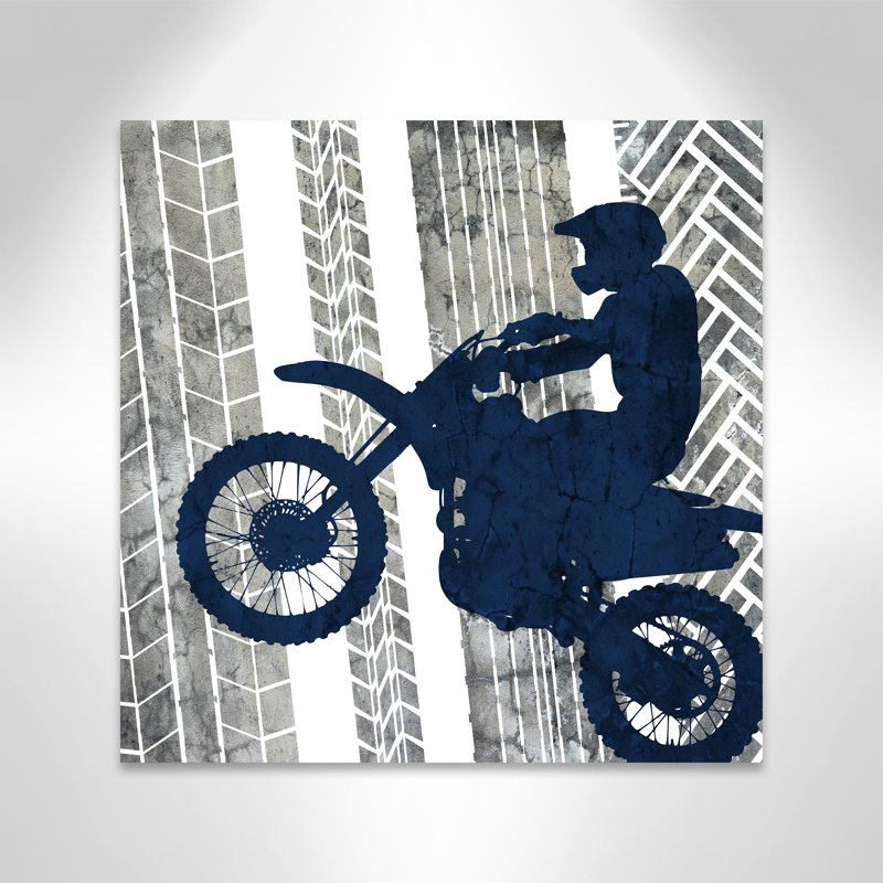 «Juvenile Motocross Motocross 3», art sur toile, H 24 po x l 24 po x P 1,5 po