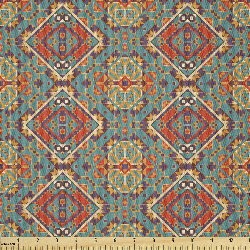 Cyarah Indigenous Art Drawing Folk Fabric