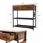 Versatile Console Table With Storage And Charging Ports For Modern Living Spaces