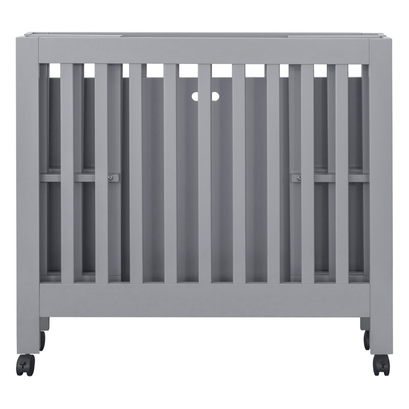 Origami Mini Portable Crib, Gray