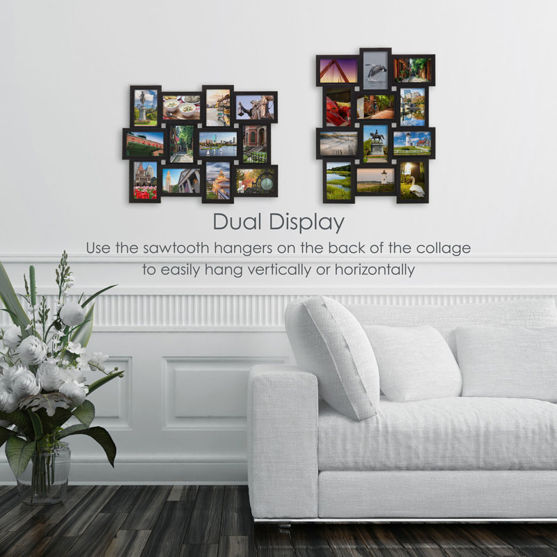 Melannco 12 Opening Photo Collage Frame
