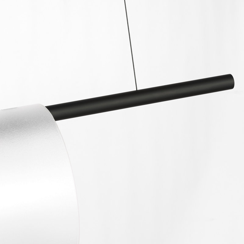 Trace 1 - Light LED Pendant, White/Black