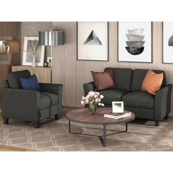 Winston Porter Aucuba 3 - Piece Living Room Set & Reviews | Wayfair