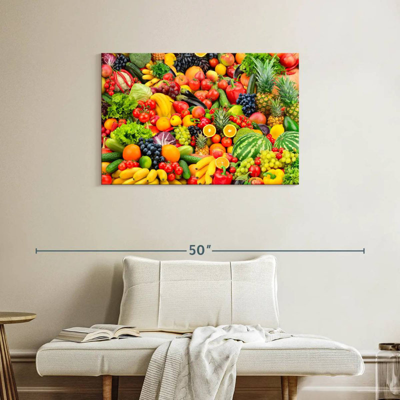 Yarlin, fruits et légumes frais, H 24 po x l 36 po