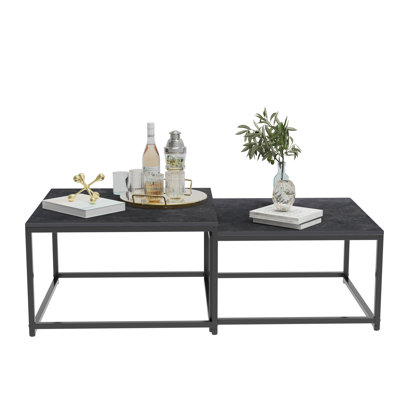 Stone Top Nesting Coffee Table