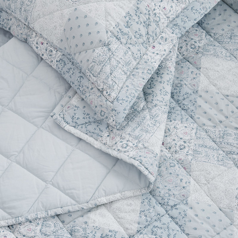 The Farmhouse by Rachel Ashwell Bohemian Rhapsody Quilt Set, King Quilt + 2 Shams
