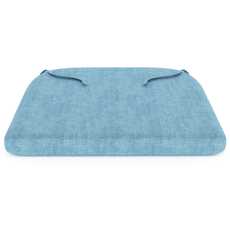 Dining ChairSeat Pad Replacement Cushion – 17.5L x 18.5W x 2D, Cast Horizon Sunbrella® Plainweave