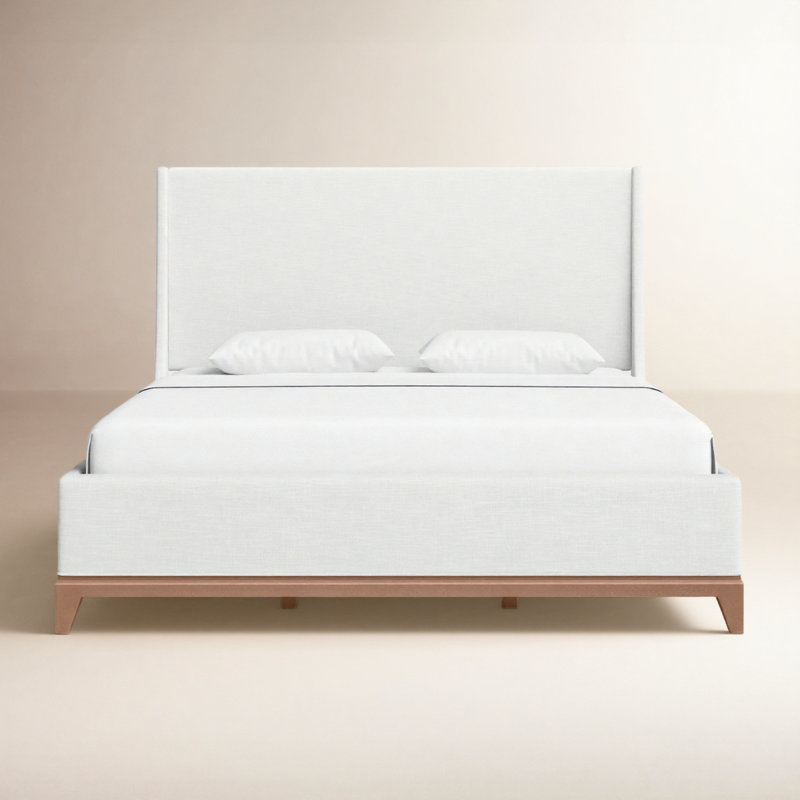Mya Upholstered Standard Bed, Black, King