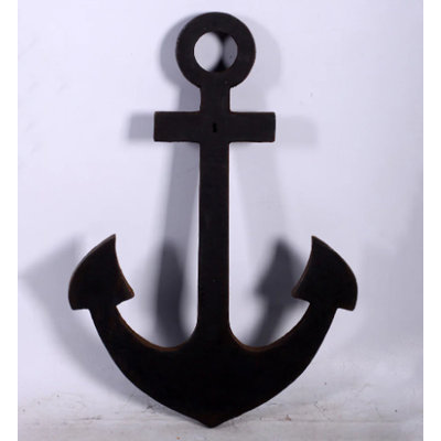 Large Anchor Life Size Statue